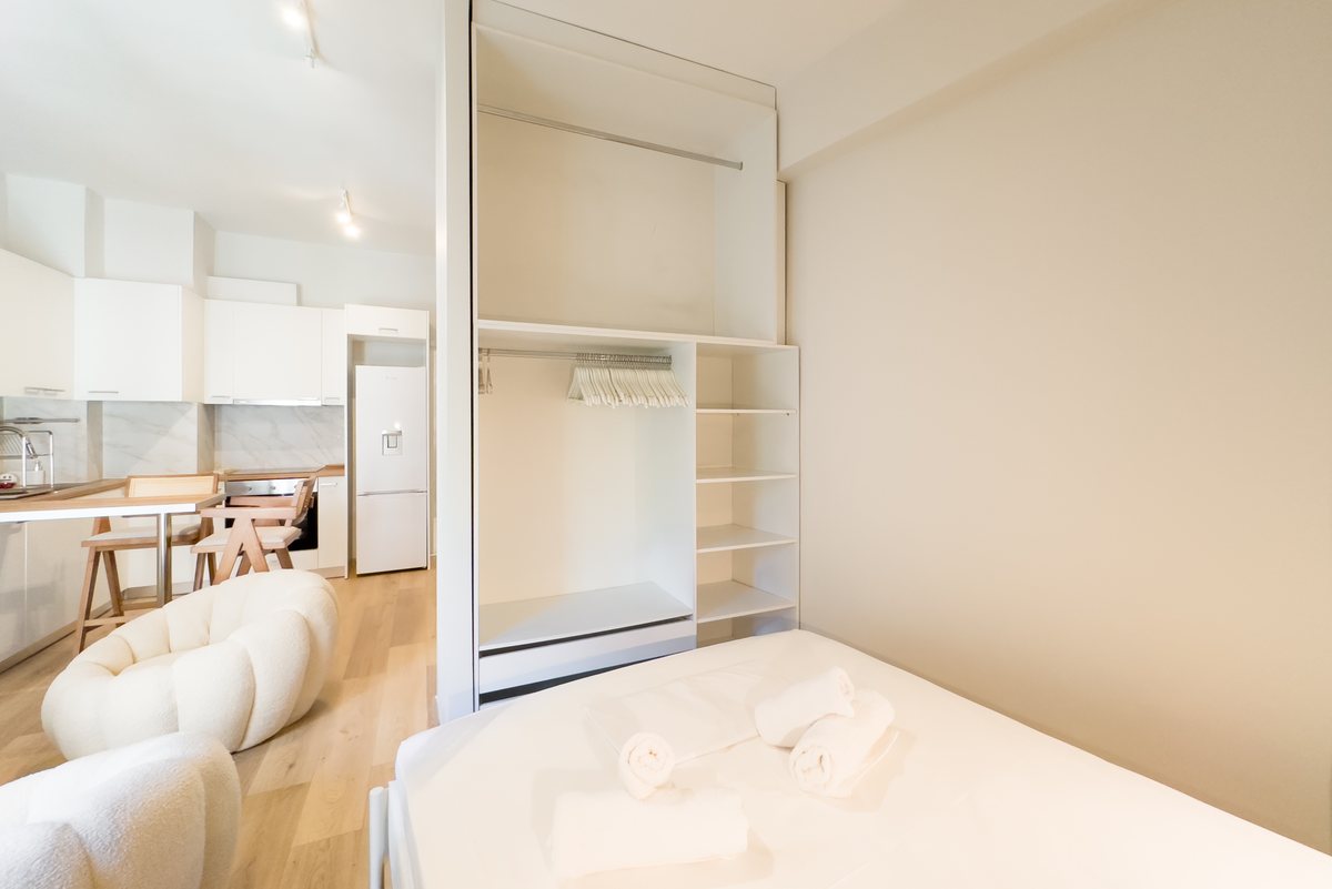 Bedroom with wardrobe
