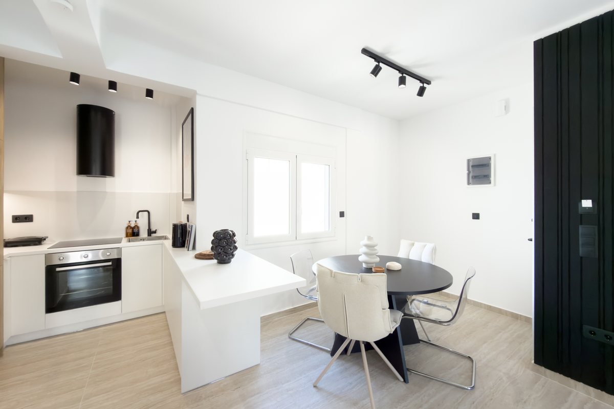 Kitchen and dining area