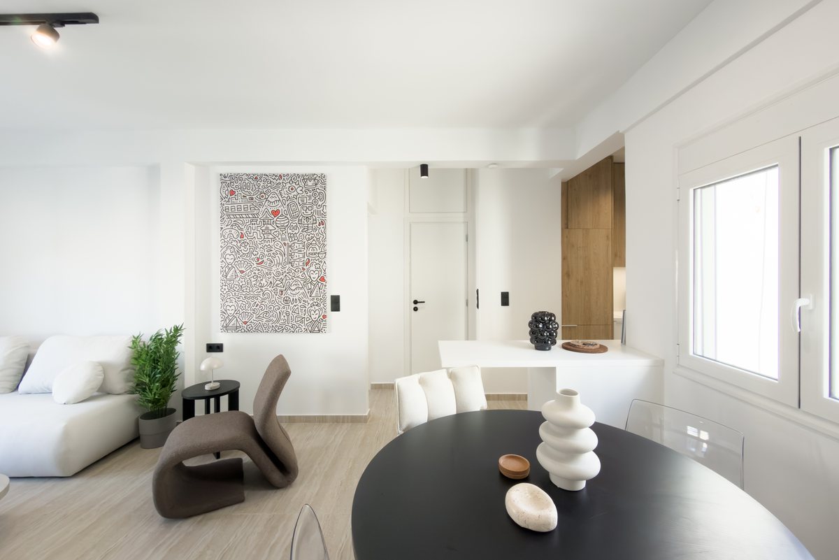 Living and dining area