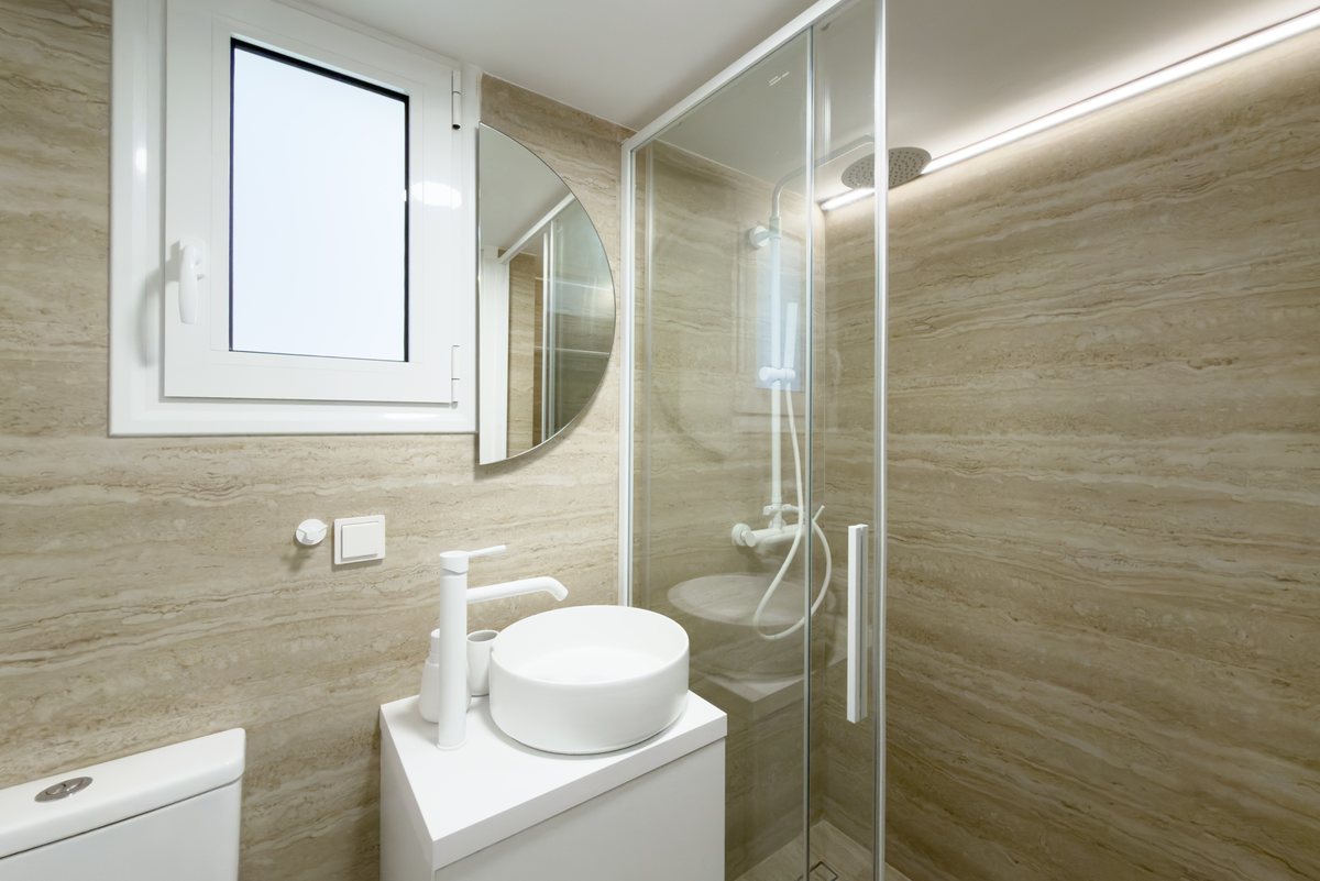 Bathroom with shower